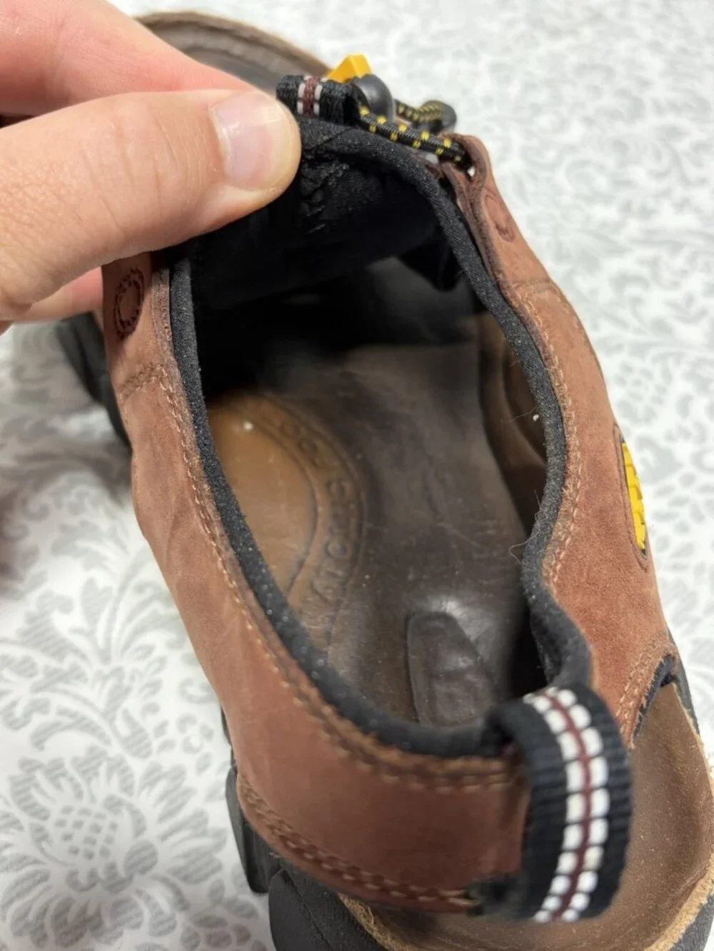Keen Newport Men's Size 9.5 Waterproof Hiking Sandal Shoes Brown Leather